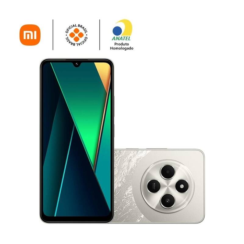 Smartphone POCO C75 8+GB RAM 256GB, Dourado - XIAOMI - Poco C75